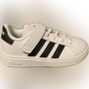 Size 11K Adidas Grand Court Velcro sneakers